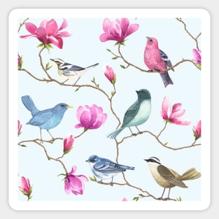 Spring & Birds Sticker